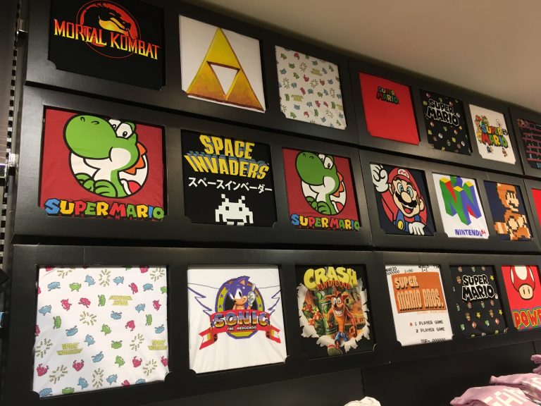 t-shirt wall